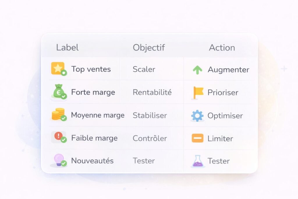 segmentation et priorisation produits google shopping